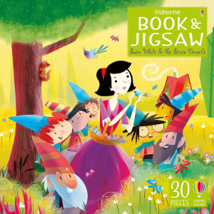 Книга, Пазл Snow White and the Seven Dwarfs Book and Jigsaw