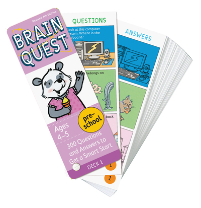 Brain Quest Preschool Q&A Cards 4-5 лет 300 Questions and Answers to Get a Smart Start